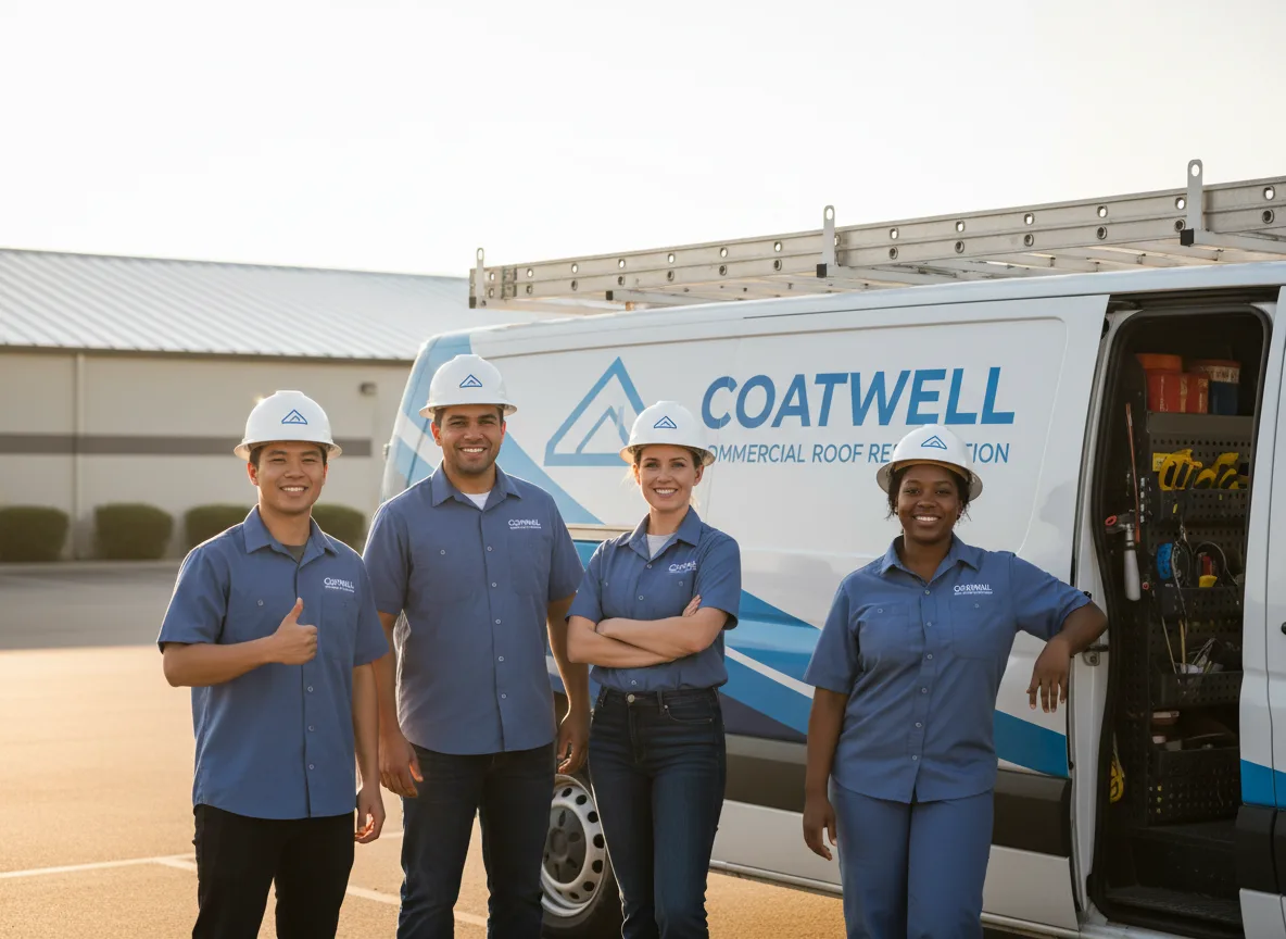 Commercial roof coating company in Bunker Hill, IL